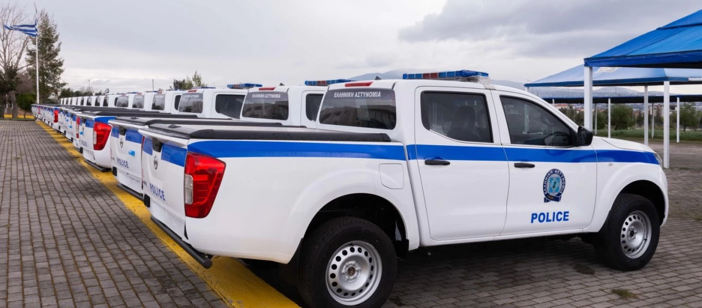 Πενήντα τρία νέα αγροτικά περιπολικά παρέλαβε η ΕΛ.ΑΣ